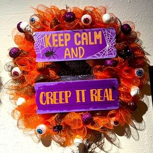 18” Halloween wreath!